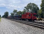 MBTA cable plow train